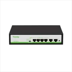 Tiandy TC-P3S06 4CH PoE Switch with Uplink Ports
